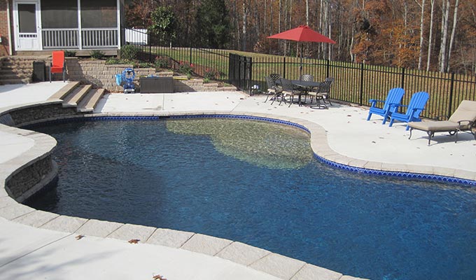 Loudon County custom swimming pools