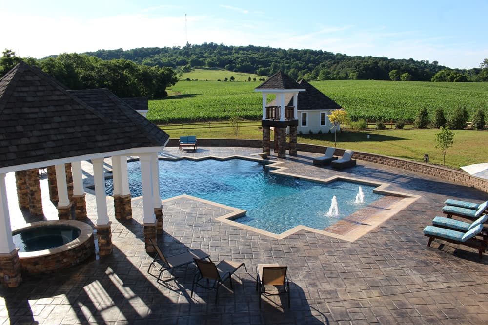 Unionville Swimming Pool The Pool Company Construction