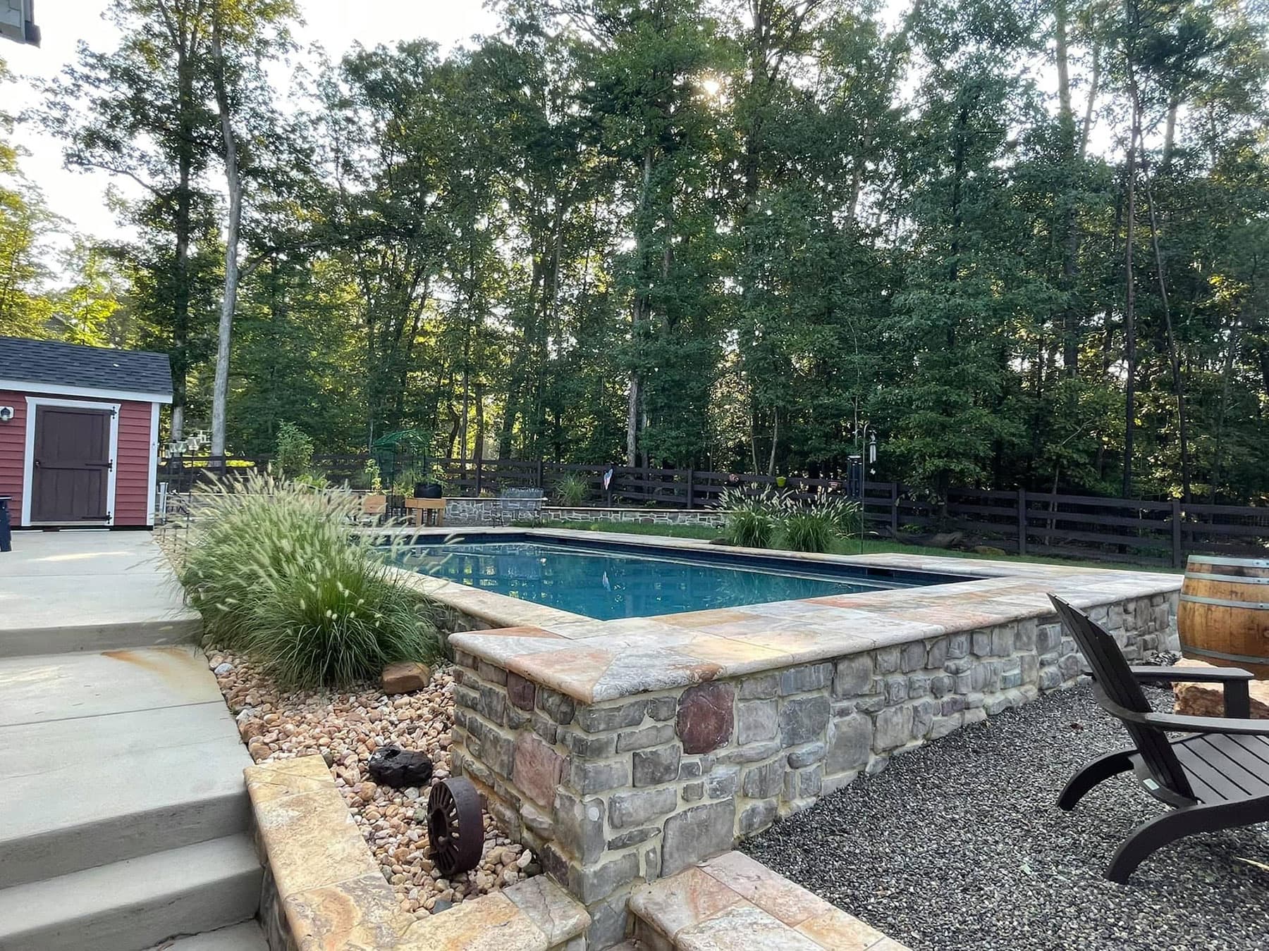 Johnson-Stafford VA Pool | The Pool Company Construction