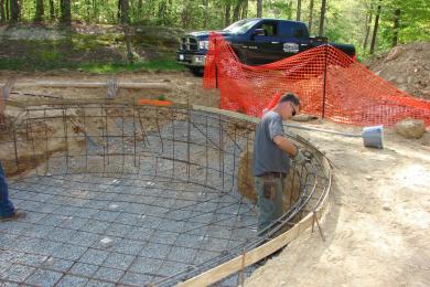 Swimming Pool Construction in process