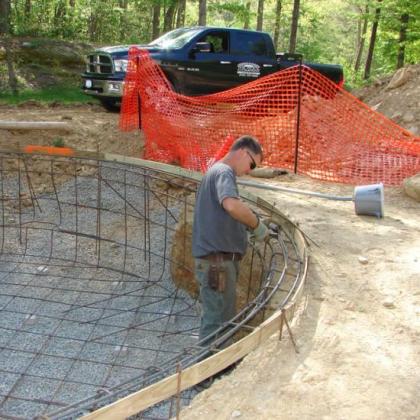 pool foundation construction