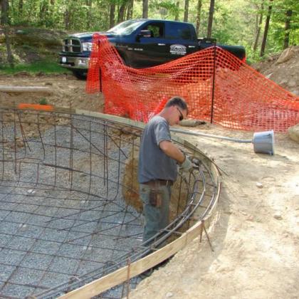 pool foundation construction