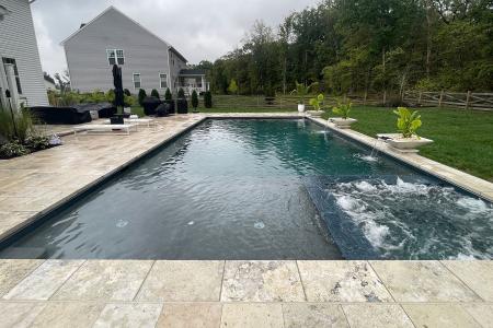 pool front view
