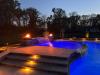 pool nighttime